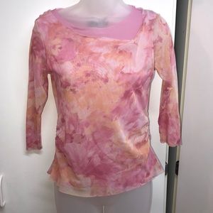 Caribbean Joe light weight two layer top size S